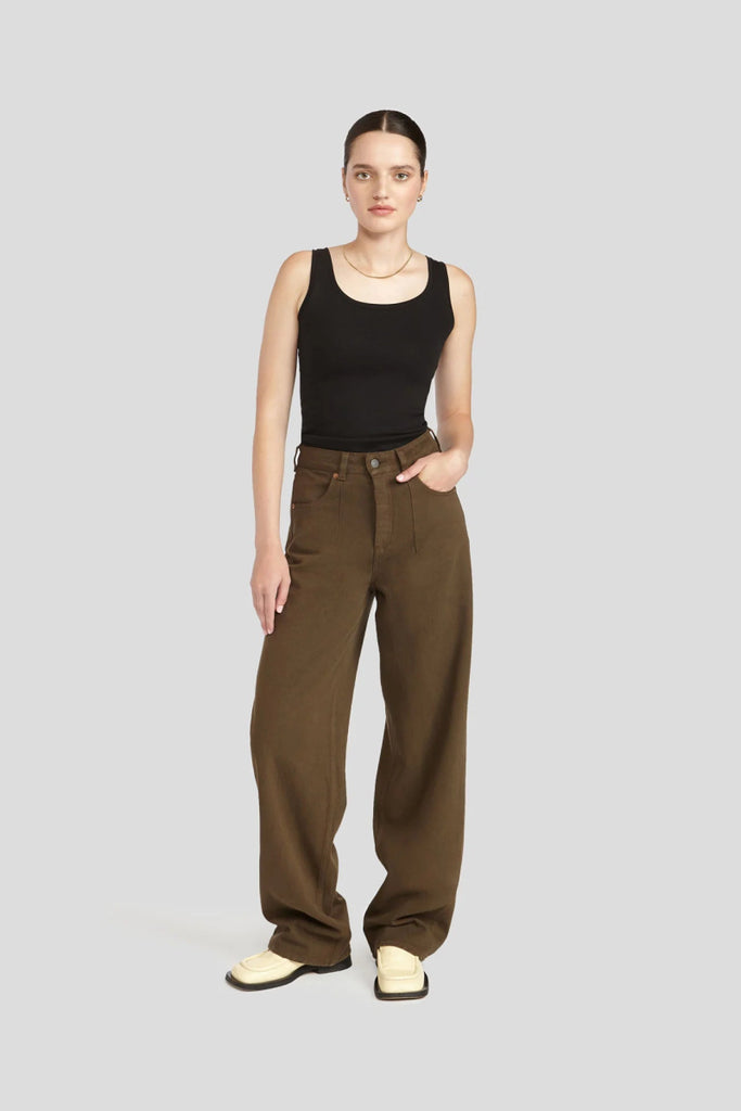 Decade Studio Noel Trouser - Black or Espresso (Online Exclusive) - Victoire BoutiqueDecadeBottoms Ottawa Boutique Shopping Clothing