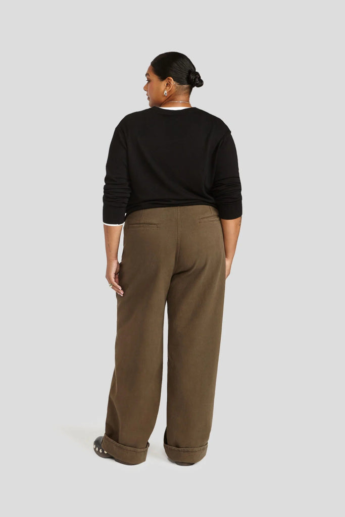 Decade Studio Noel Trouser - Black or Espresso (Online Exclusive) - Victoire BoutiqueDecadeBottoms Ottawa Boutique Shopping Clothing