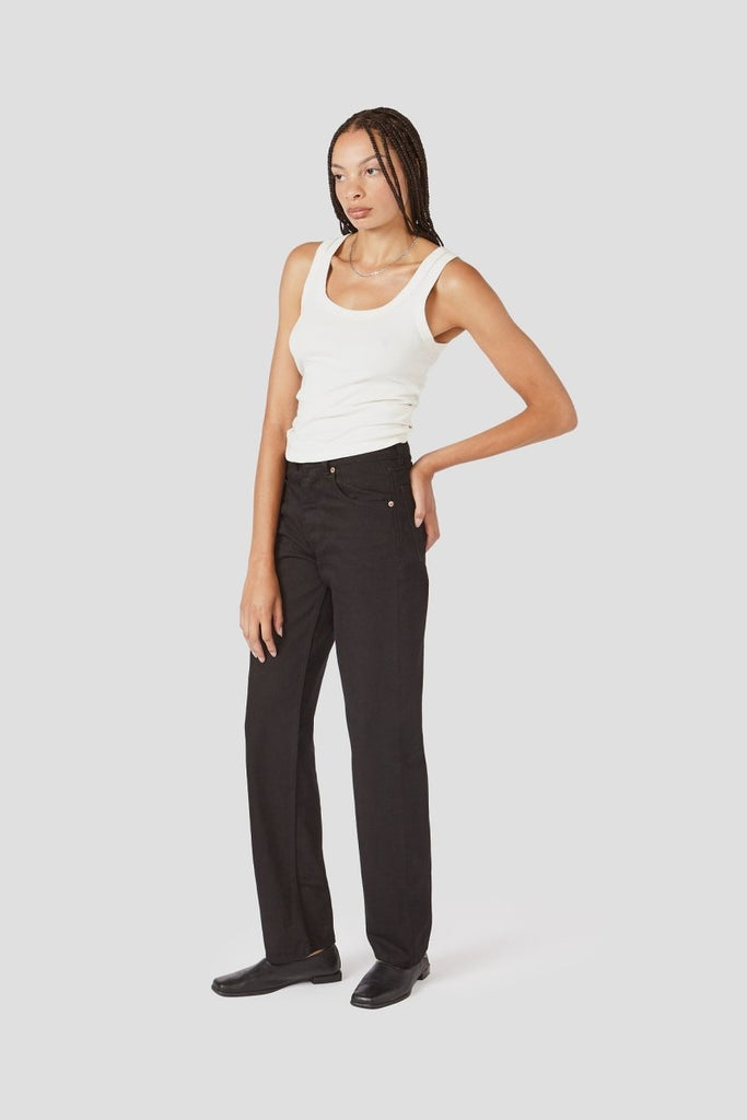 Decade Studio Quinn Jeans - Black Rinse or Luz (Online Exclusive) - Victoire BoutiqueDecadeBottoms Ottawa Boutique Shopping Clothing