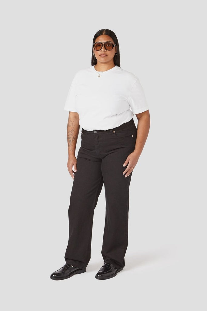 Decade Studio Quinn Jeans - Black Rinse or Luz (Online Exclusive) - Victoire BoutiqueDecadeBottoms Ottawa Boutique Shopping Clothing