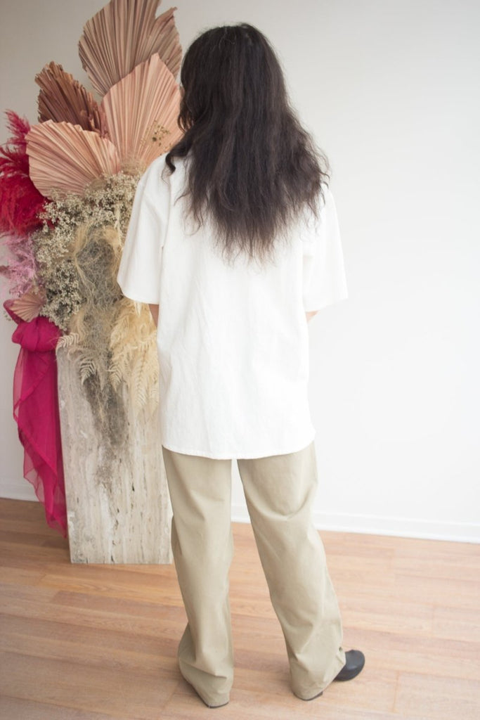 Devlyn van Loon Slim Camp Collar Shirt (Parchment) - Victoire BoutiqueDevlyn Van Loontops Ottawa Boutique Shopping Clothing