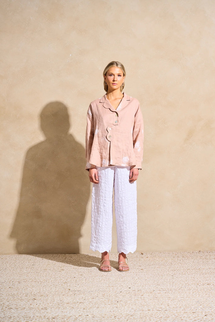 DorsaLi Dandelion Shirt (Mink) - Victoire BoutiqueDorsaLiShirts & Tops Ottawa Boutique Shopping Clothing