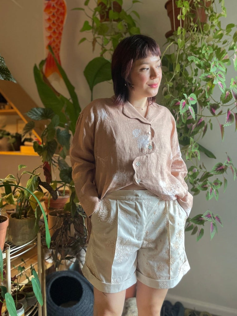 DorsaLi Delicia Shorts (Natural) - Victoire BoutiqueDorsaLiShorts Ottawa Boutique Shopping Clothing