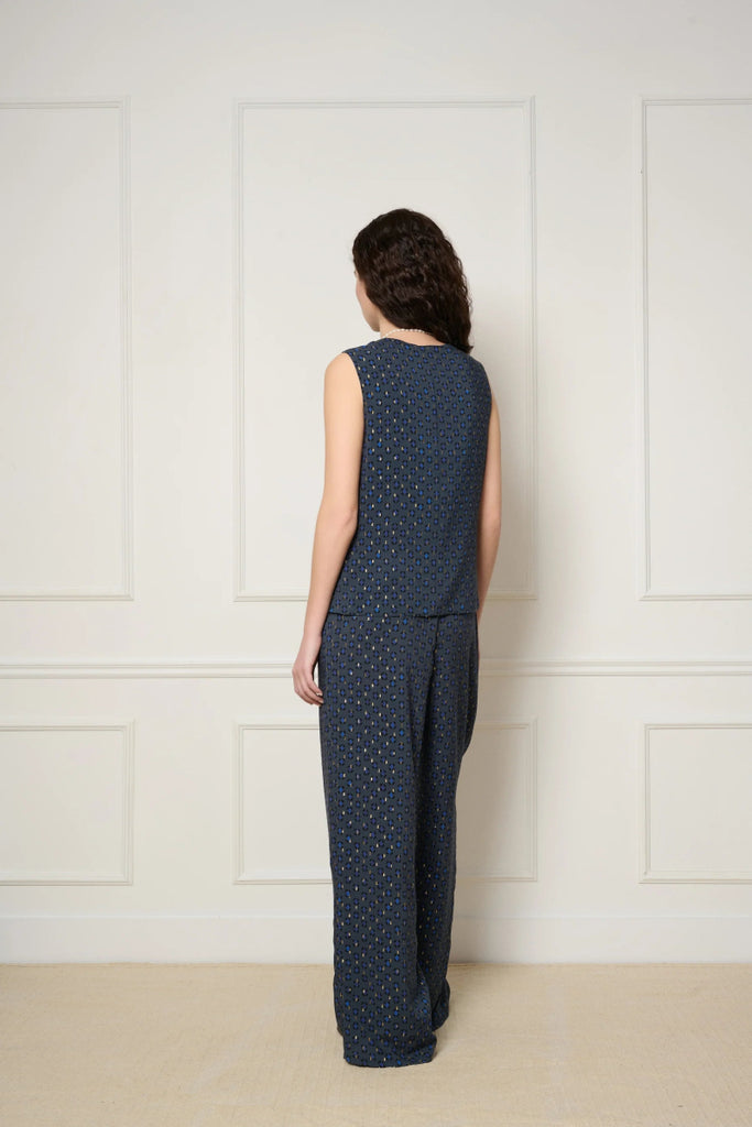 DorsaLi Plumdesir Top (Navy) - Victoire BoutiqueDorsaLiShirts & Tops Ottawa Boutique Shopping Clothing