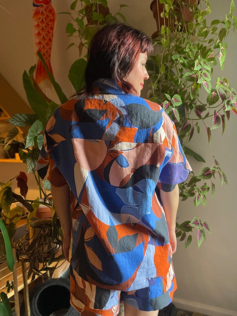 DorsaLi Santorini Sunset Shirt - Victoire BoutiqueDorsaLiShirts & Tops Ottawa Boutique Shopping Clothing