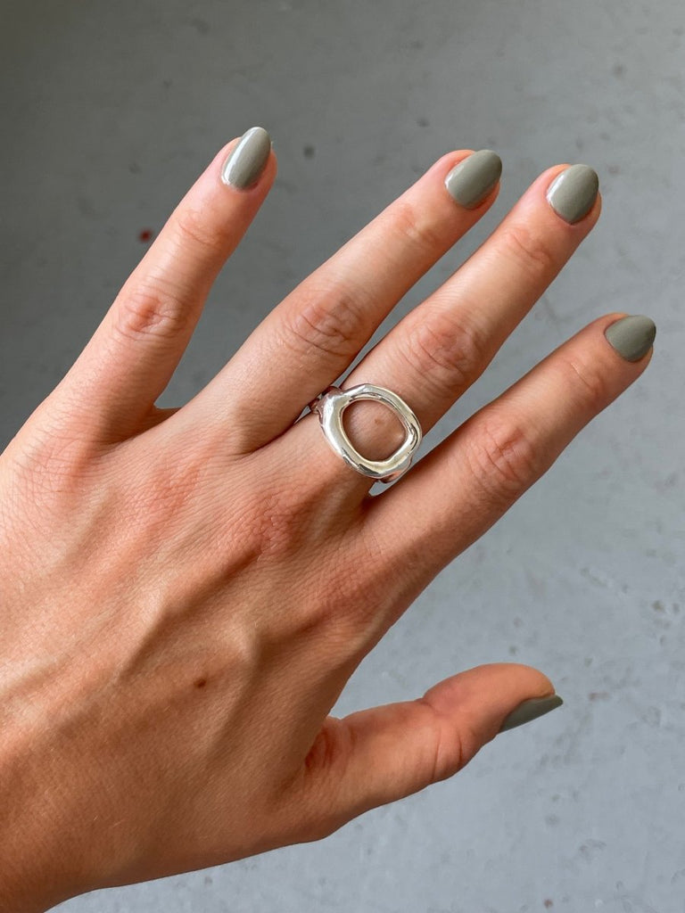 Dova Pryce Halo Ring (Silver or Yellow Bronze) - Victoire BoutiqueDova PryceRings Ottawa Boutique Shopping Clothing