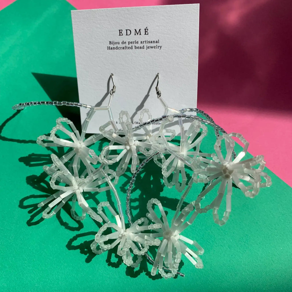 Edmé Beads Flower Drop Bead Earrings (Various Colours) - Victoire BoutiqueEdmé Beadsearrings Ottawa Boutique Shopping Clothing