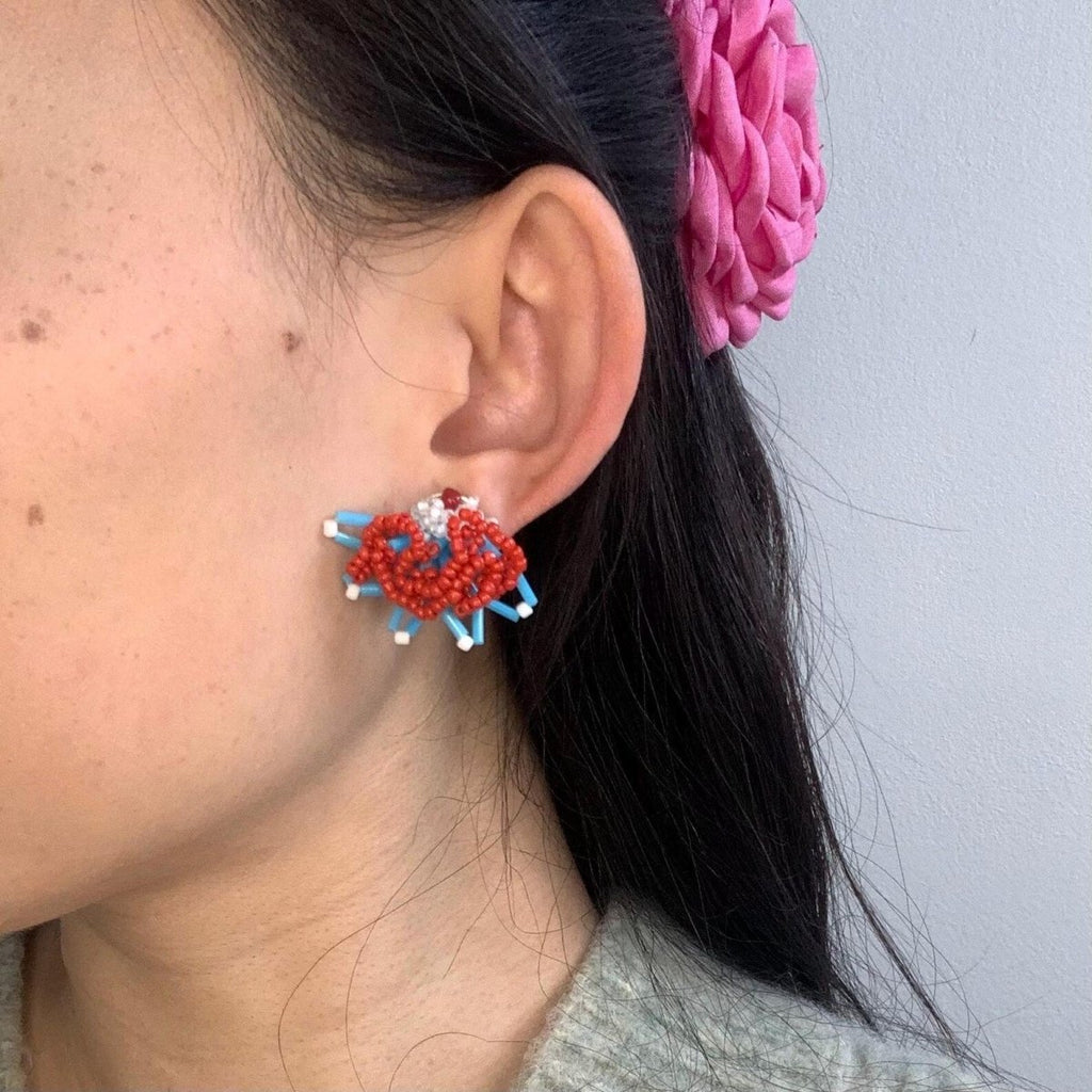 Edmé Beads Winter Spike Earrings - Victoire BoutiqueEdmé BeadsEarrings Ottawa Boutique Shopping Clothing