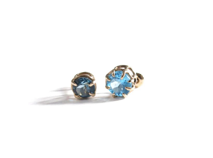 Elaine Ho 14K Gold Earrings (Topaz & Topaz) - Victoire BoutiqueElaine HoEarrings Ottawa Boutique Shopping Clothing