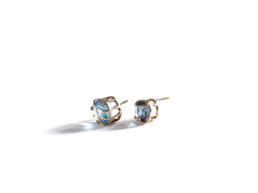 Elaine Ho 14K Gold Earrings (Topaz & Topaz) - Victoire BoutiqueElaine HoEarrings Ottawa Boutique Shopping Clothing
