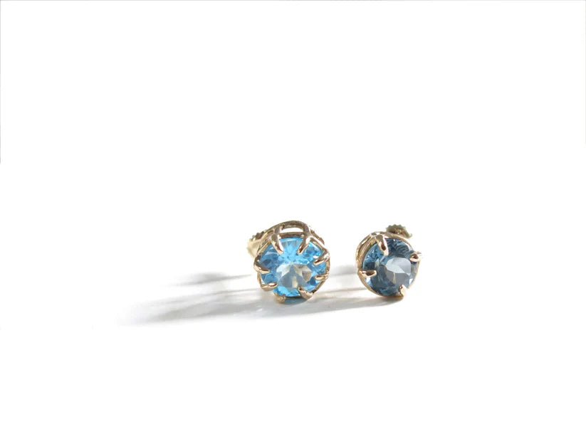 Elaine Ho 14K Gold Earrings (Topaz & Topaz) - Victoire BoutiqueElaine HoEarrings Ottawa Boutique Shopping Clothing
