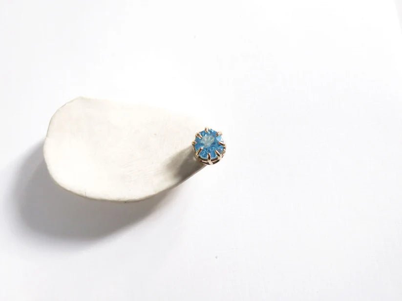 Elaine Ho 14K Gold Earrings (Topaz & Topaz) - Victoire BoutiqueElaine HoEarrings Ottawa Boutique Shopping Clothing