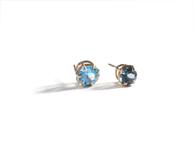 Elaine Ho 14K Gold Earrings (Topaz & Topaz) - Victoire BoutiqueElaine HoEarrings Ottawa Boutique Shopping Clothing