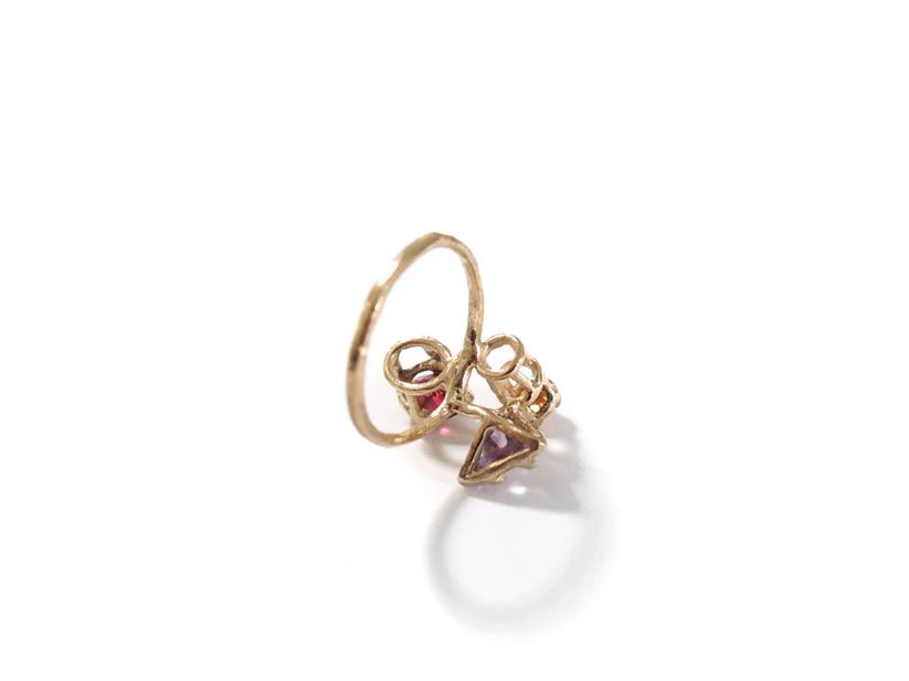 Elaine Ho 14K Gold Ring (Amethyst, Spessartine Garnet & Garnet) - Victoire BoutiqueElaine HoRings Ottawa Boutique Shopping Clothing