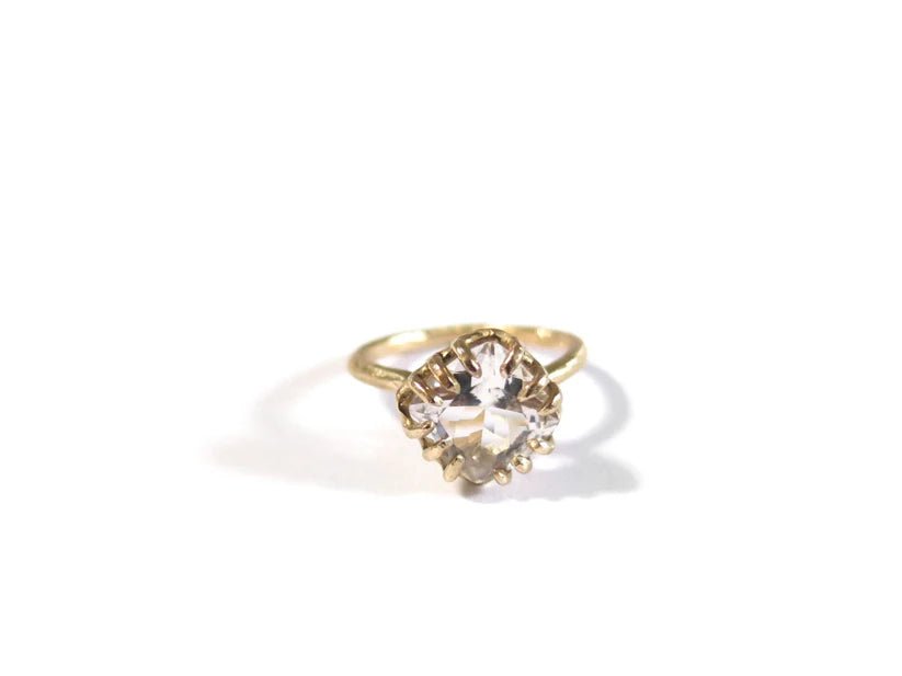 Elaine Ho 14K Gold Ring (Big Topaz) - Victoire BoutiqueElaine HoRings Ottawa Boutique Shopping Clothing