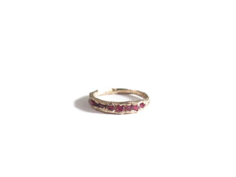 Elaine Ho 14K Gold Ring (Eight Rubies) - Victoire BoutiqueElaine HoRings Ottawa Boutique Shopping Clothing