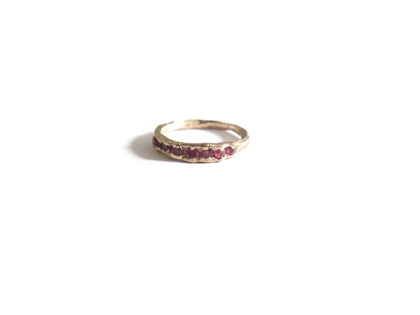 Elaine Ho 14K Gold Ring (Eight Rubies) - Victoire BoutiqueElaine HoRings Ottawa Boutique Shopping Clothing