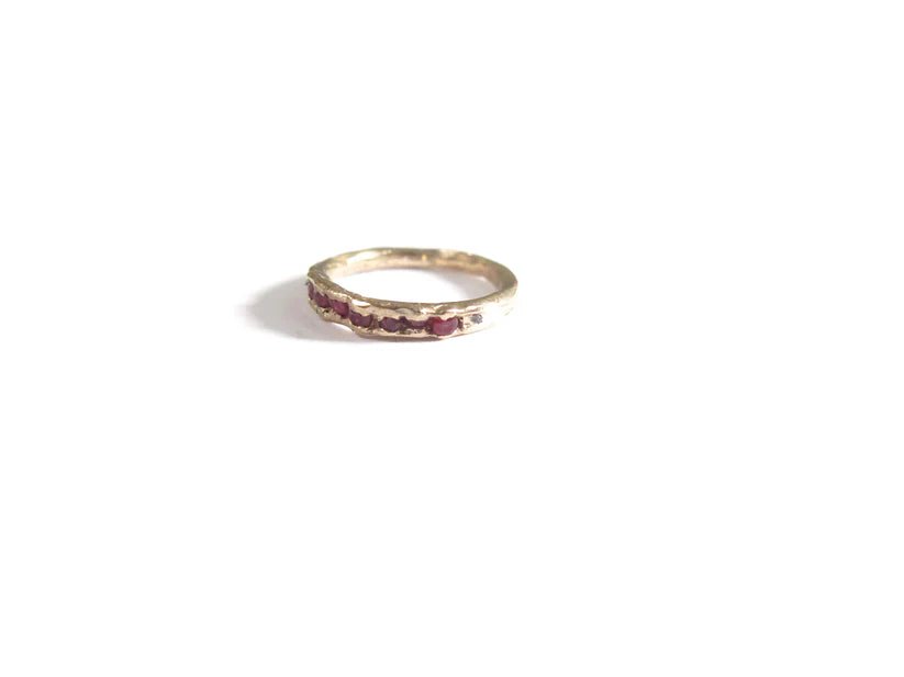 Elaine Ho 14K Gold Ring (Eight Rubies) - Victoire BoutiqueElaine HoRings Ottawa Boutique Shopping Clothing
