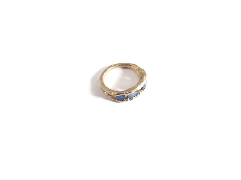 Elaine Ho 14K Gold Ring (Four Sapphires) - Victoire BoutiqueElaine HoRings Ottawa Boutique Shopping Clothing
