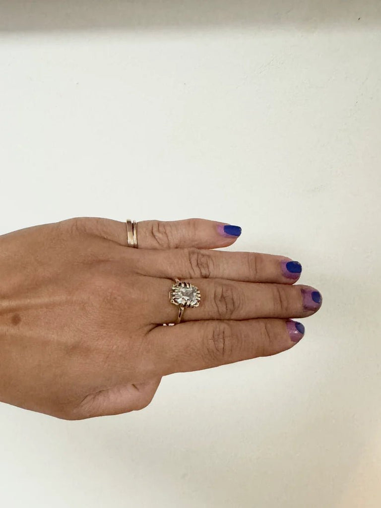 Elaine Ho 14K Gold Ring (Goshenite) - Victoire BoutiqueElaine HoRings Ottawa Boutique Shopping Clothing