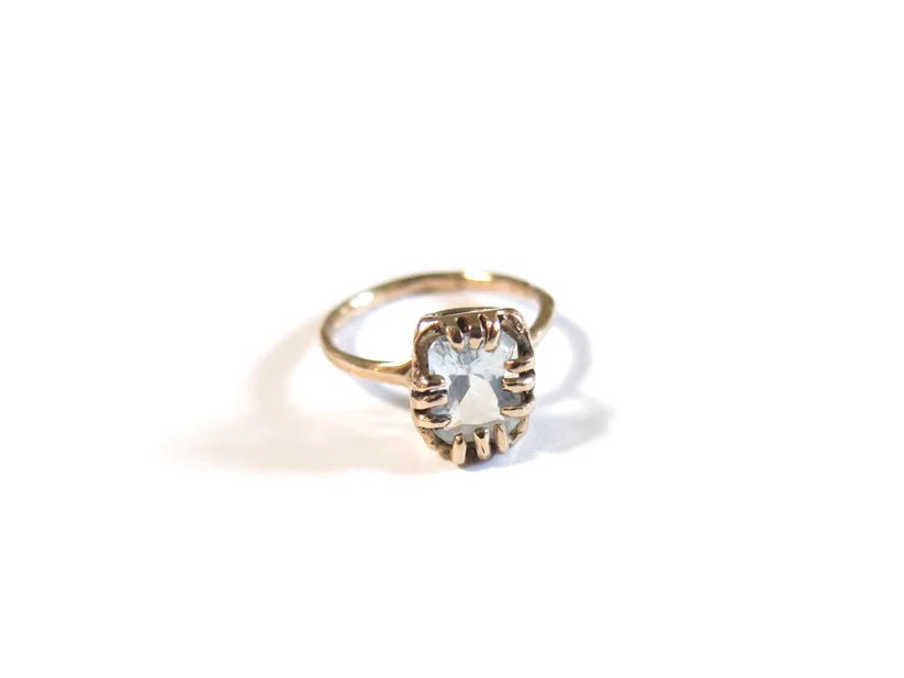 Elaine Ho 14K Gold Ring (Goshenite) - Victoire BoutiqueElaine HoRings Ottawa Boutique Shopping Clothing