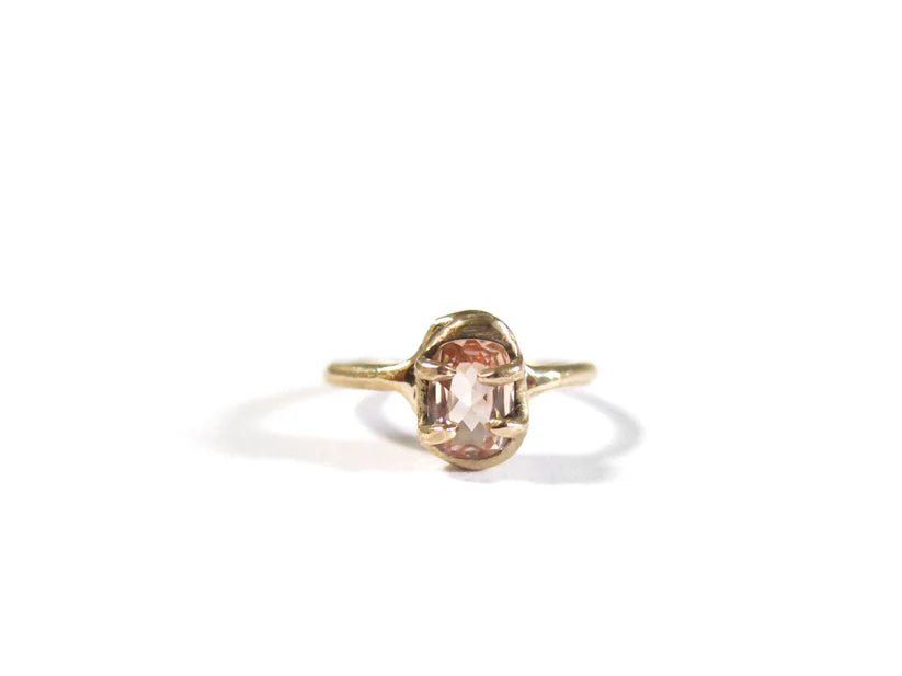 Elaine Ho 14K Gold Ring (Hessonite) - Victoire BoutiqueElaine HoRings Ottawa Boutique Shopping Clothing