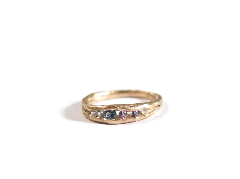 Elaine Ho 14K Gold Ring (Multi Sapphire) - Victoire BoutiqueElaine HoRings Ottawa Boutique Shopping Clothing