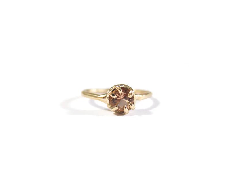 Elaine Ho 14K Gold Ring (Orange Topaz) - Victoire BoutiqueElaine HoRings Ottawa Boutique Shopping Clothing