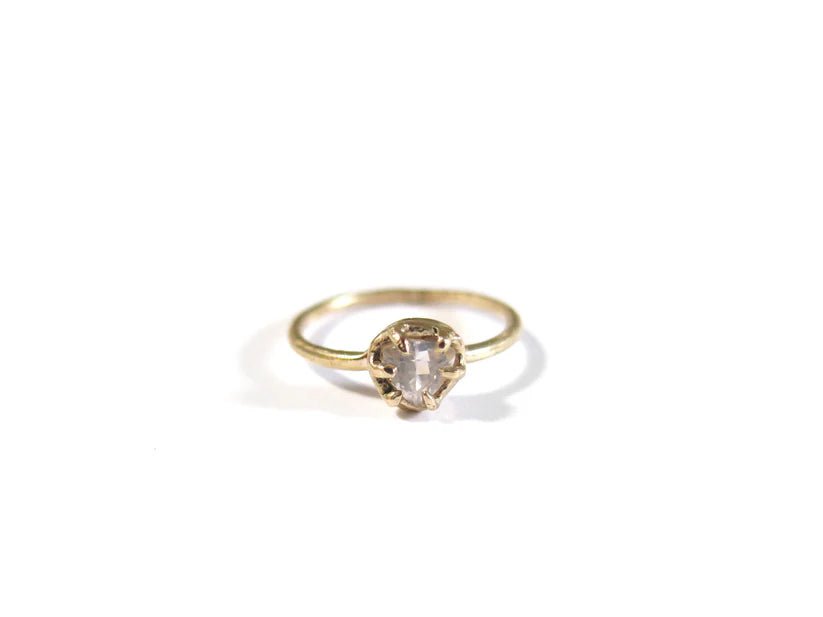 Elaine Ho 14K Gold Ring (Rose Quartz) - Victoire BoutiqueElaine HoRings Ottawa Boutique Shopping Clothing