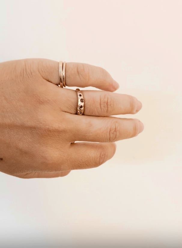 Elaine Ho 14K Gold Ring (Rubies) - Victoire BoutiqueElaine HoRings Ottawa Boutique Shopping Clothing