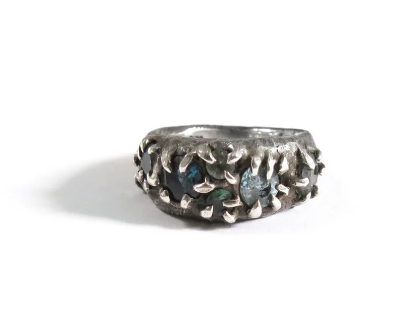 Elaine Ho Sterling Silver Ring (Topaz & Tourmalines) - Victoire BoutiqueElaine HoRings Ottawa Boutique Shopping Clothing