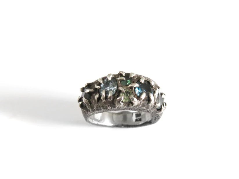 Elaine Ho Sterling Silver Ring (Topaz & Tourmalines) - Victoire BoutiqueElaine HoRings Ottawa Boutique Shopping Clothing