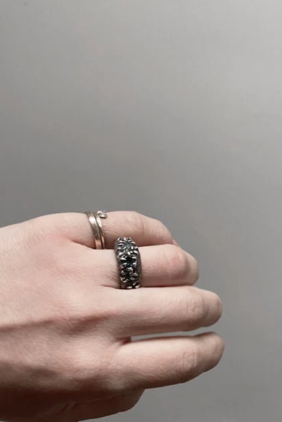 Elaine Ho Sterling Silver Ring (Topaz & Tourmalines) - Victoire BoutiqueElaine HoRings Ottawa Boutique Shopping Clothing