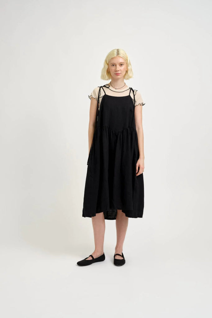 Eliza Faulkner Amelie Dress (Black Linen) - Victoire BoutiqueEliza FaulknerDresses Ottawa Boutique Shopping Clothing