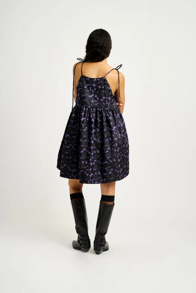 Eliza Faulkner Amy Dress (Purple Jacquard) - Victoire BoutiqueEliza FaulknerDresses Ottawa Boutique Shopping Clothing