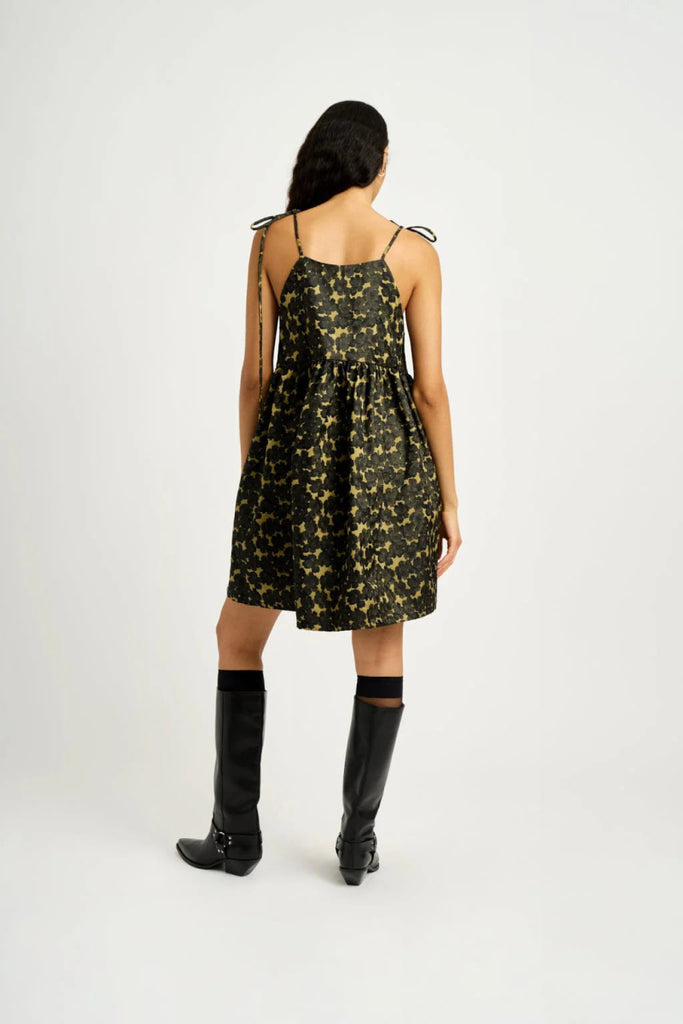 Eliza Faulkner Amy Dress (Yellow Jacquard) - Victoire BoutiqueEliza FaulknerDresses Ottawa Boutique Shopping Clothing