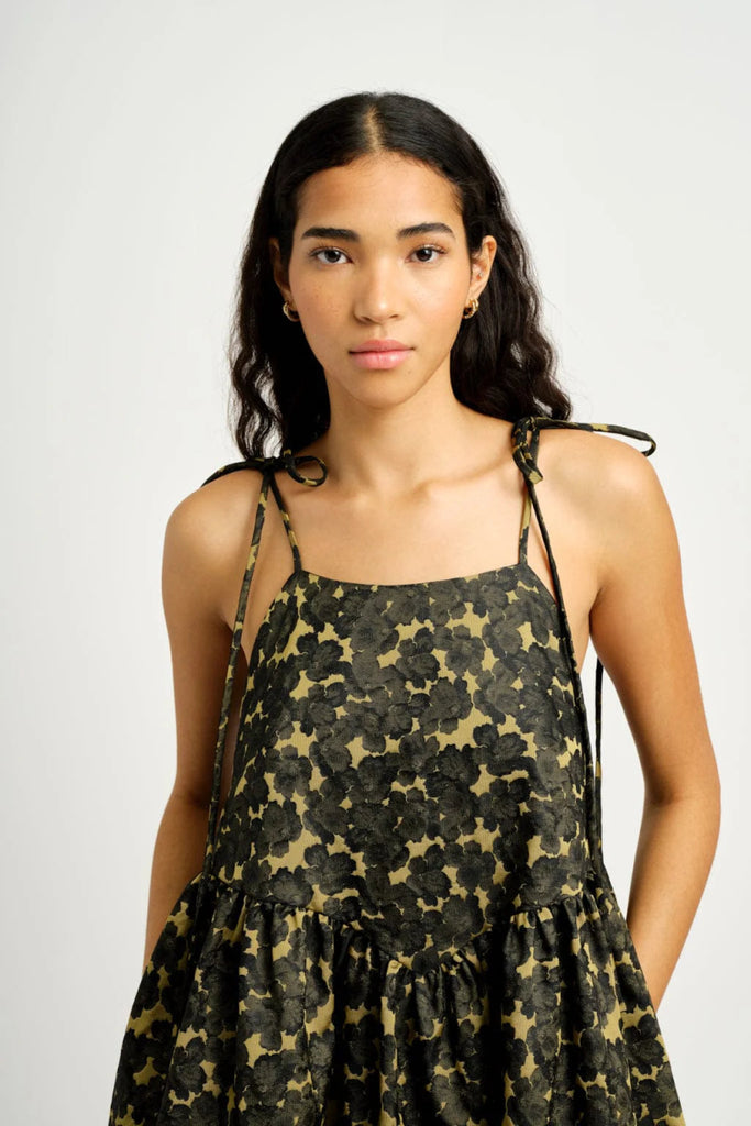 Eliza Faulkner Amy Dress (Yellow Jacquard) - Victoire BoutiqueEliza FaulknerDresses Ottawa Boutique Shopping Clothing