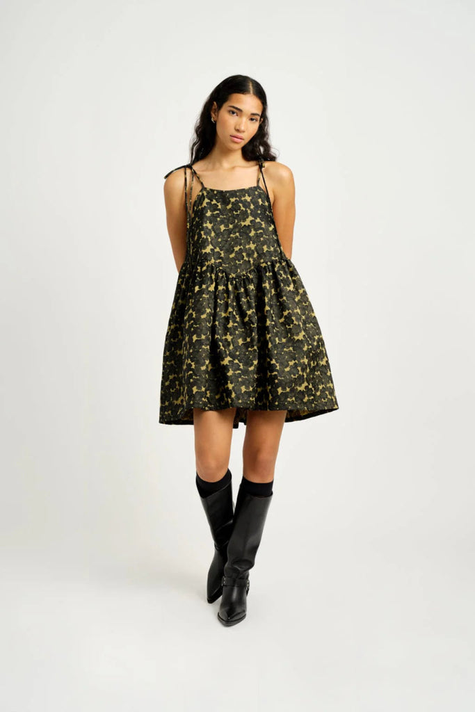 Eliza Faulkner Amy Dress (Yellow Jacquard) - Victoire BoutiqueEliza FaulknerDresses Ottawa Boutique Shopping Clothing