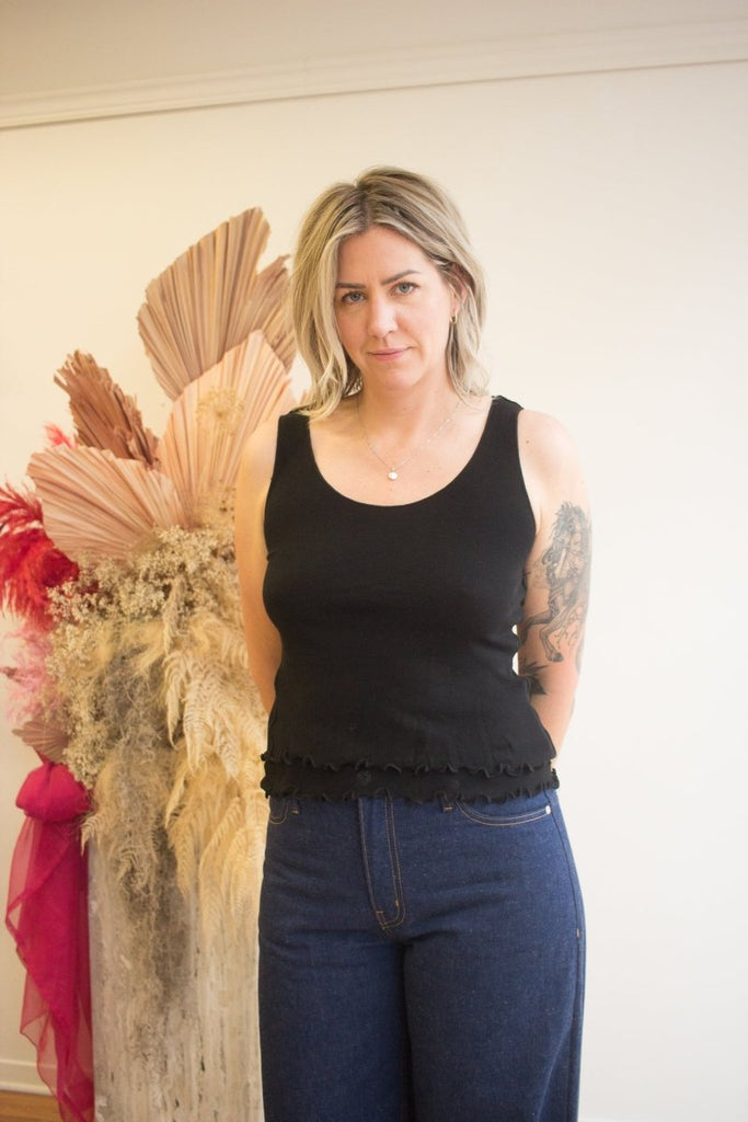 Eliza Faulkner Becca Top - Black (In - Store) - Victoire BoutiqueEliza FaulknerTops Ottawa Boutique Shopping Clothing