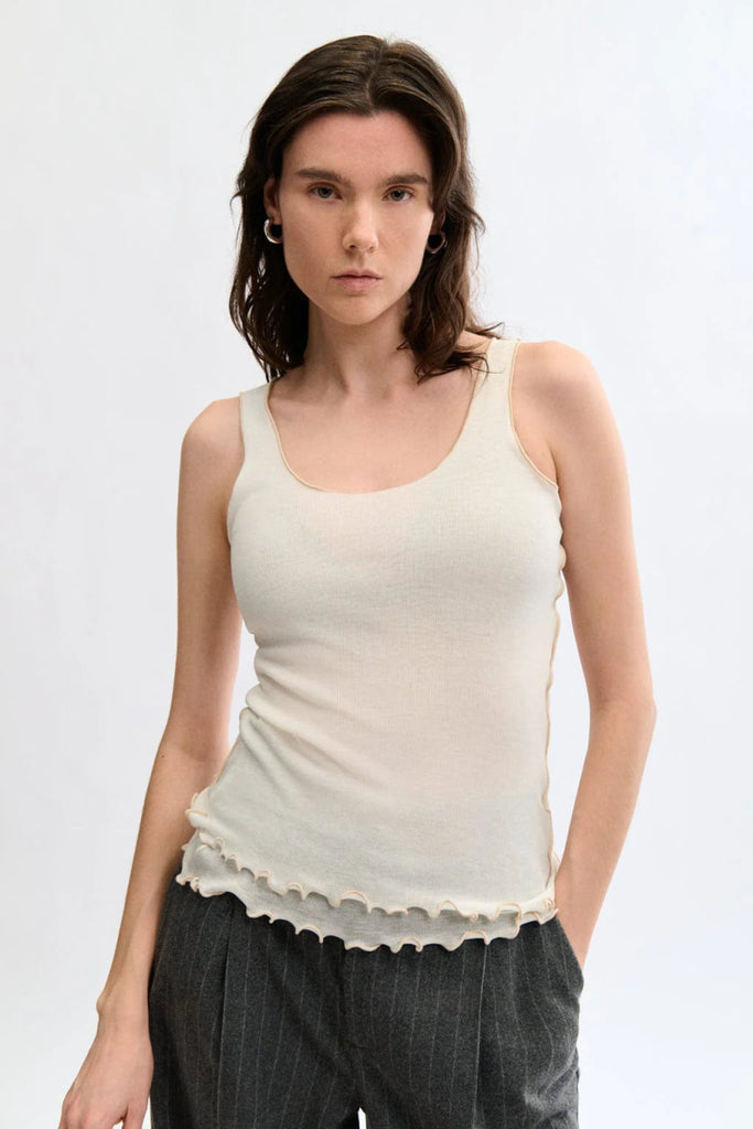 Eliza Faulkner Becca Top - Cream (Online Exclusive) - Victoire BoutiqueEliza FaulknerTops Ottawa Boutique Shopping Clothing