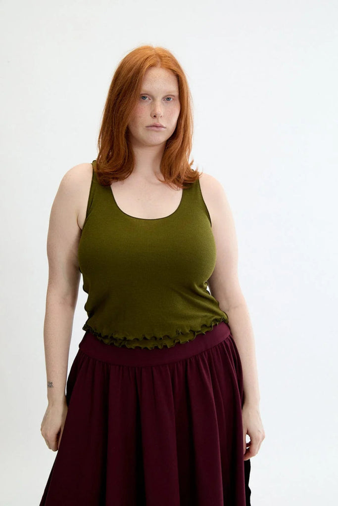 Eliza Faulkner Becca Top - Dark Green (In - Store) - Victoire BoutiqueEliza FaulknerTops Ottawa Boutique Shopping Clothing