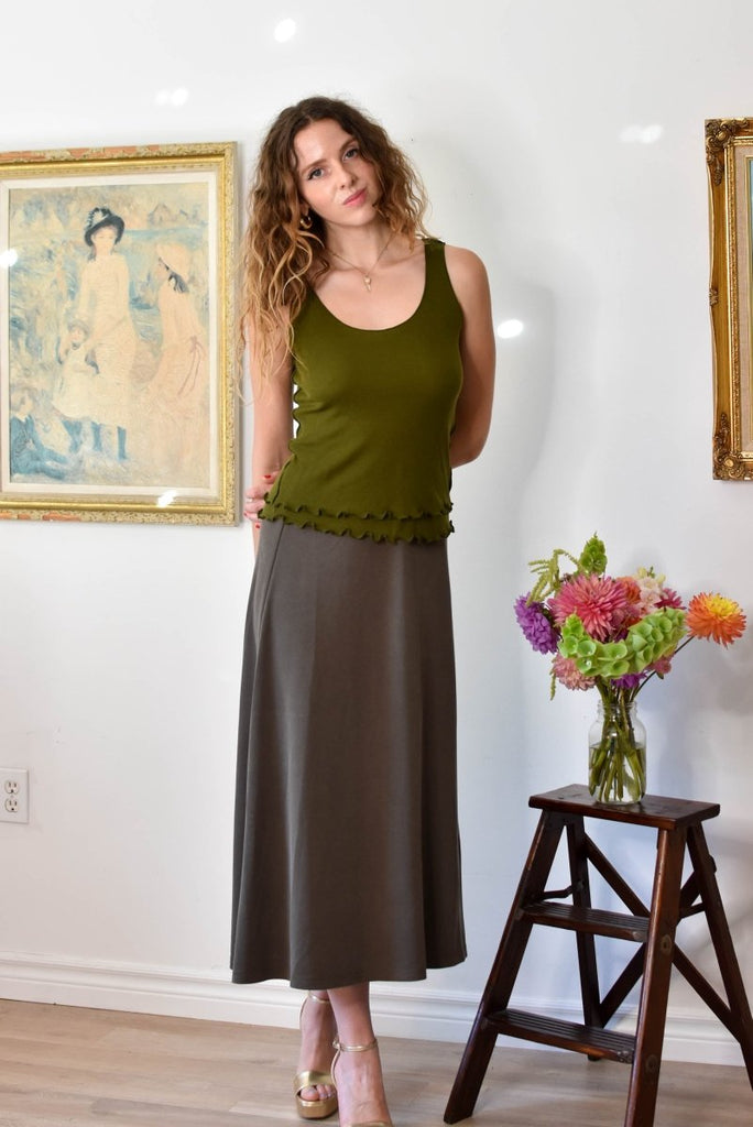 Eliza Faulkner Becca Top - Dark Green (In - Store) - Victoire BoutiqueEliza FaulknerTops Ottawa Boutique Shopping Clothing