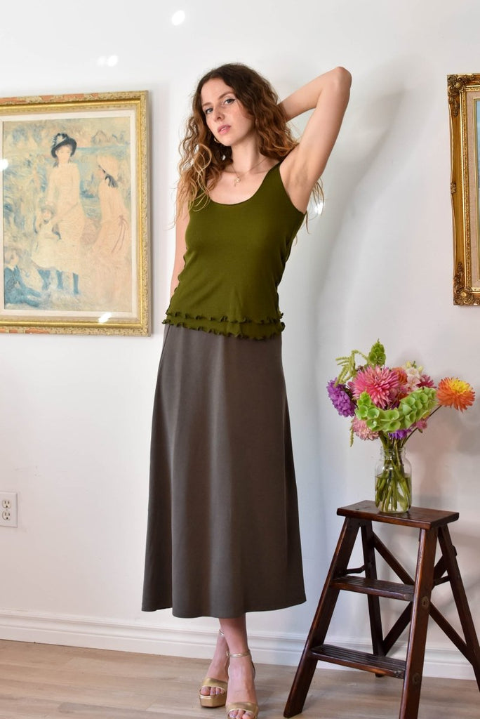 Eliza Faulkner Becca Top - Dark Green (In - Store) - Victoire BoutiqueEliza FaulknerTops Ottawa Boutique Shopping Clothing