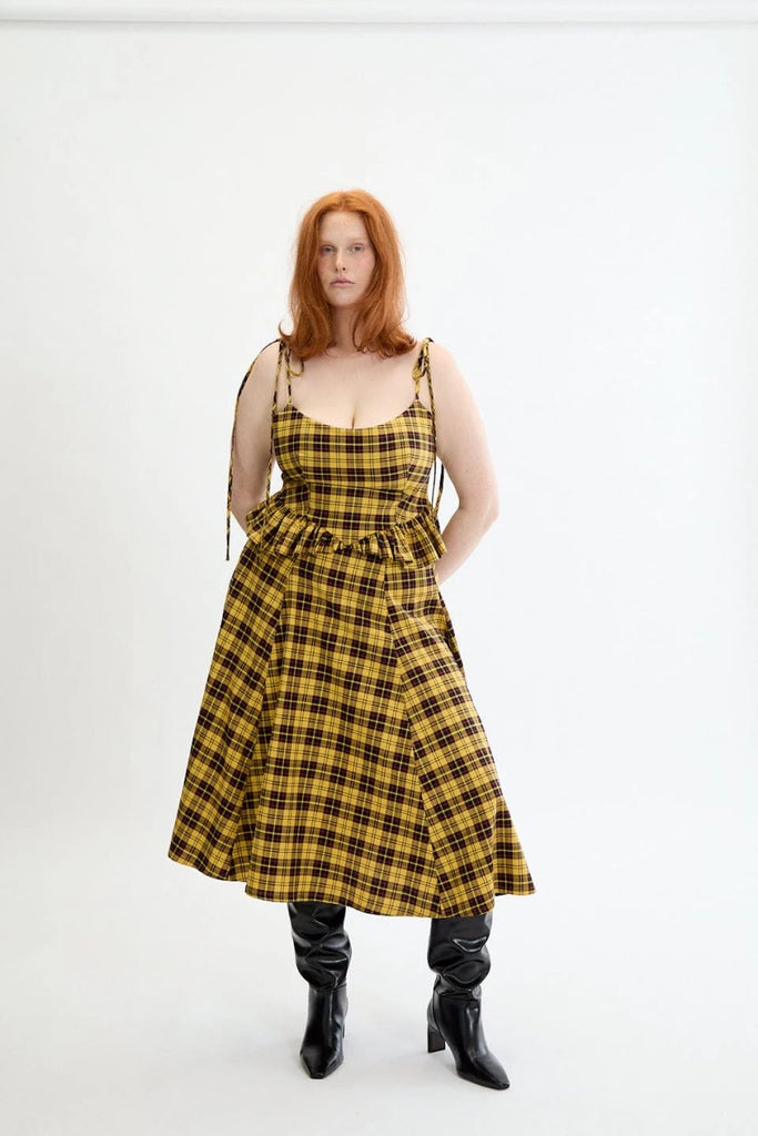 Eliza Faulkner Berkley Skirt (Yellow Plaid) - Victoire BoutiqueEliza FaulknerSkirts Ottawa Boutique Shopping Clothing