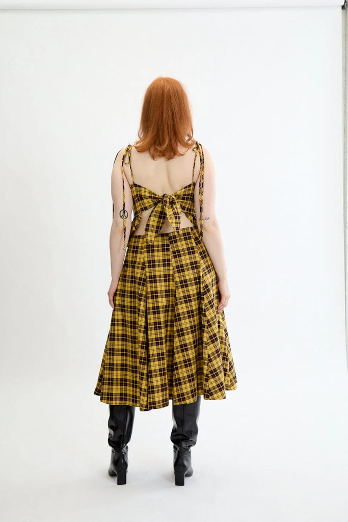 Eliza Faulkner Berkley Skirt (Yellow Plaid) - Victoire BoutiqueEliza FaulknerSkirts Ottawa Boutique Shopping Clothing