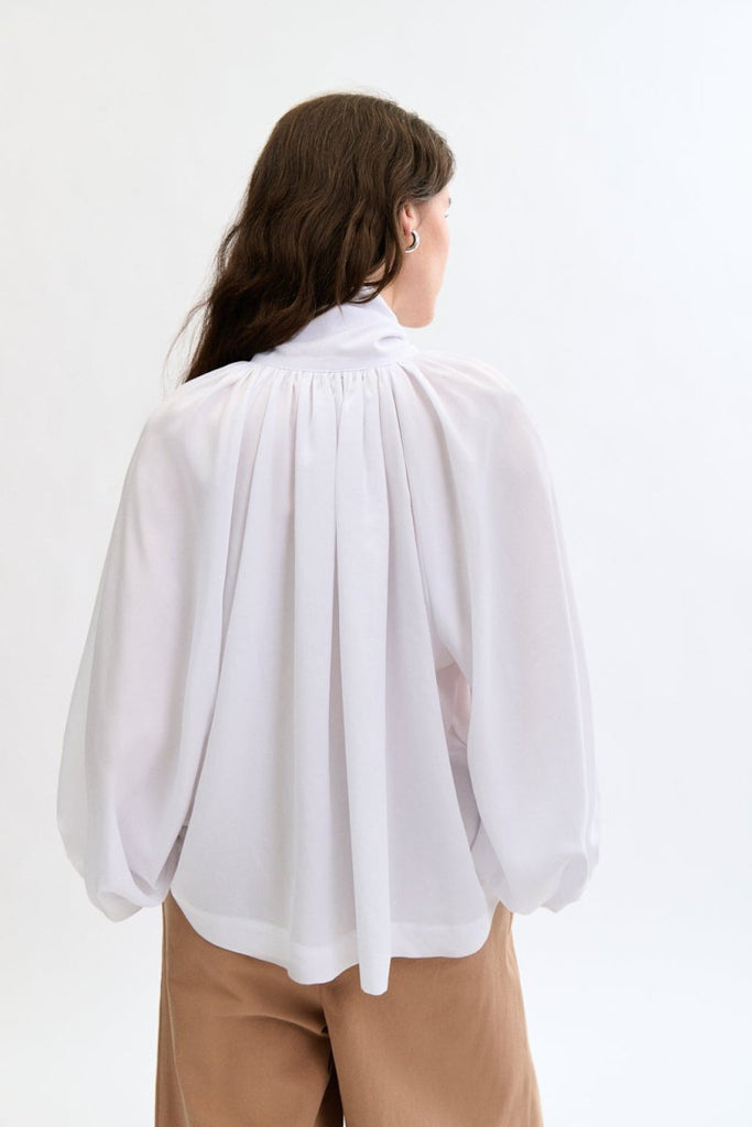 Eliza Faulkner Bowie Blouse - White (Online Exclusive) - Victoire BoutiqueEliza FaulknerShirts & Tops Ottawa Boutique Shopping Clothing