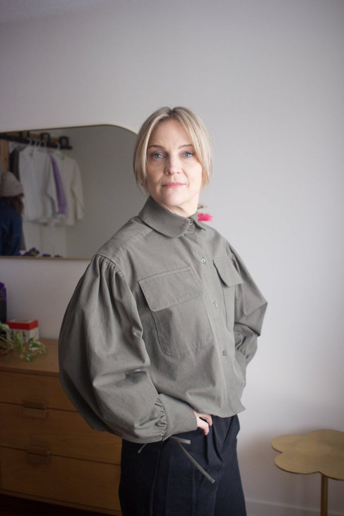 Eliza Faulkner Charlie Jacket (Khaki) - Victoire BoutiqueEliza FaulknerJacket Ottawa Boutique Shopping Clothing