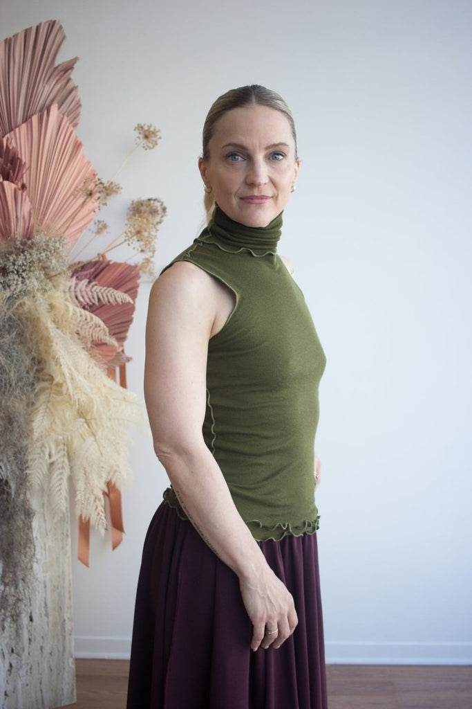 Eliza Faulkner Florence Skirt - Shiraz (Online Exclusive) - Victoire BoutiqueEliza FaulknerSkirts Ottawa Boutique Shopping Clothing