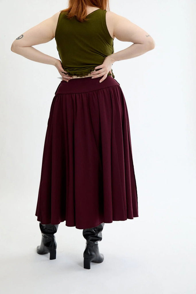 Eliza Faulkner Florence Skirt - Shiraz (Online Exclusive) - Victoire BoutiqueEliza FaulknerSkirts Ottawa Boutique Shopping Clothing