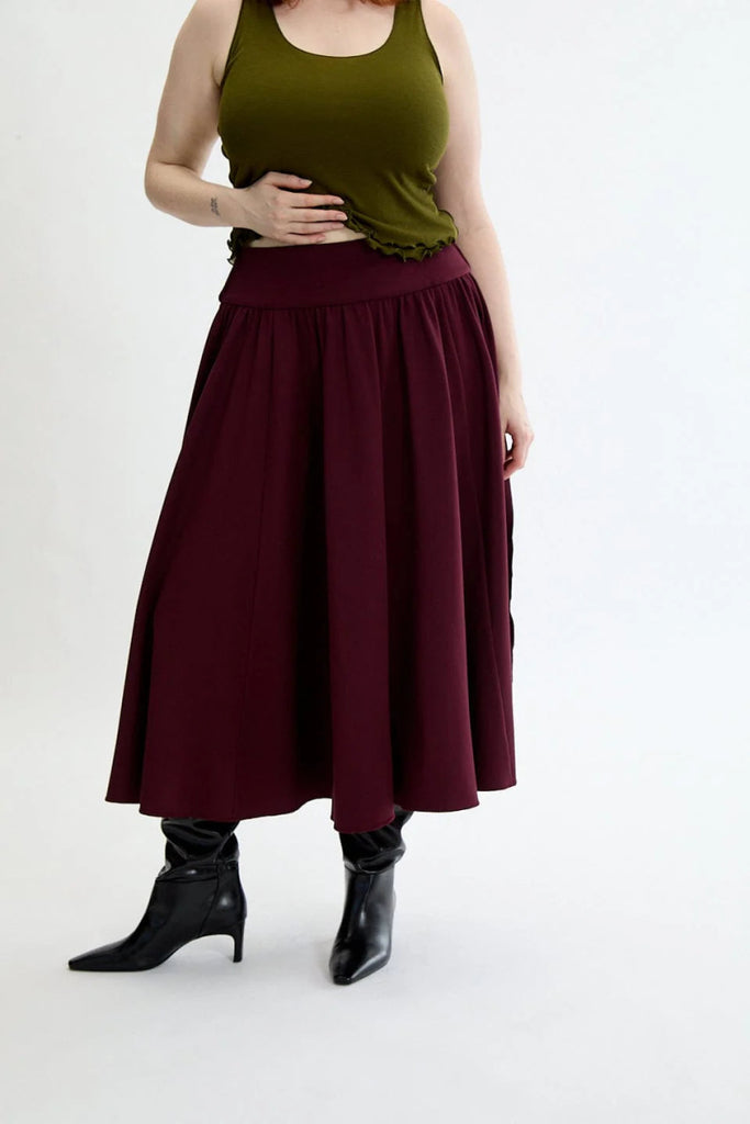 Eliza Faulkner Florence Skirt - Shiraz (Online Exclusive) - Victoire BoutiqueEliza FaulknerSkirts Ottawa Boutique Shopping Clothing